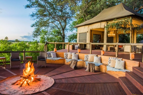 Nambwa Tented Lodge kampvuur